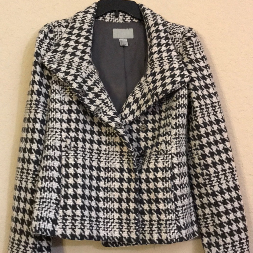 Houndstooth Pattern Jacket - image 5